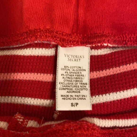Victoria’s Secret Jogger Jammie Lounge Holiday Pants Sz Sm - Picture 9 of 11